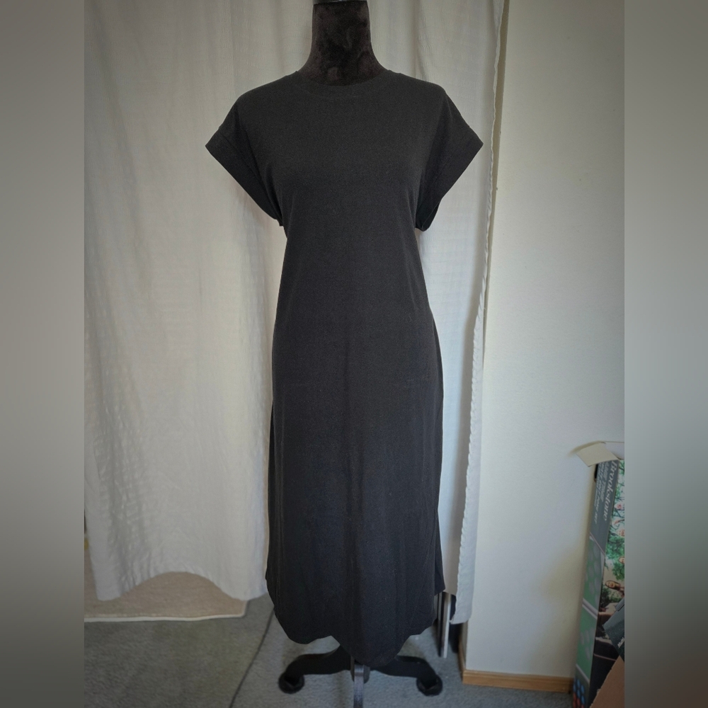 A New Day Gray Dolman Sleeve Sheath Dress